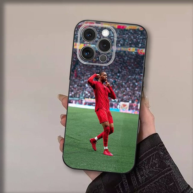 Handyhülle Michael Olise Fußball Design für iPhone Modelle, Schwarz/Mehrfarbig, Marke mart43 - Bild 1