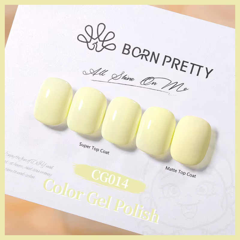 BORN PRETTY Nagellack, Babygelb, Glänzend, 10 ml - Bild 2