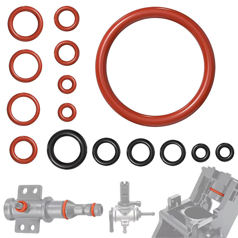 JETTING 15er Set Silikon O-Ring Dichtung Kit für Saeco Kaffeemaschinen Braugruppe und Auslaufstecker - Bild 2