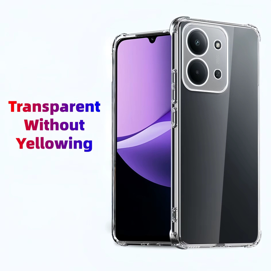 Xiaomi Redmi 15C Handyhülle aus stoßfestem TPU in Transparent - Bild 2