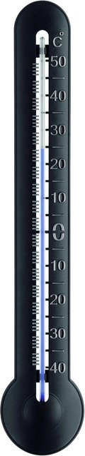 TFA Innen-Außen-Thermometer aus Kunststoff in Schwarz - Bild 1