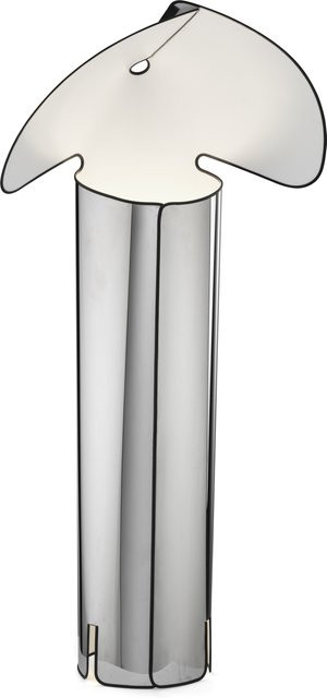 Flos Chiara F Stehleuchte in Silber aus Aluminium mit dimmbarer Halogen-E27-Leuchtmittel - Bild 1