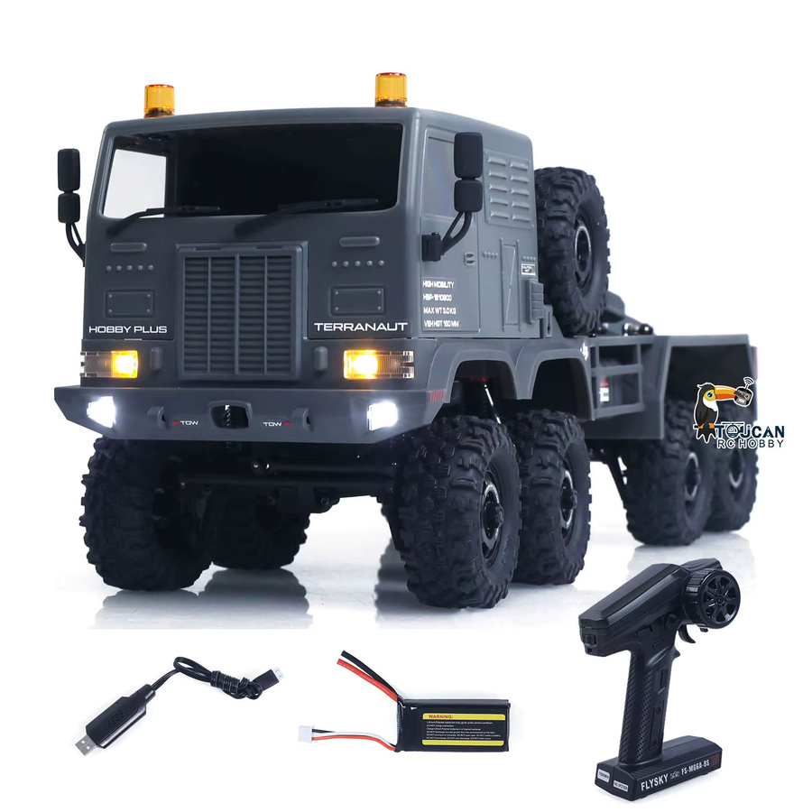 RC Militärlastwagen 8X8, 1:18, Elektro-Offroad-Auto, Metallgehäuse - Bild 4