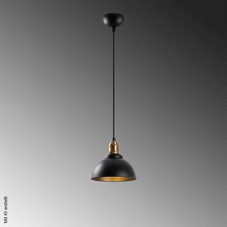 Opviq Pendelleuchte Varzan-10830 in Schwarz aus Metall mit E27 Fassung, B/H/T: 21 x 116 x 21 cm - Bild 2