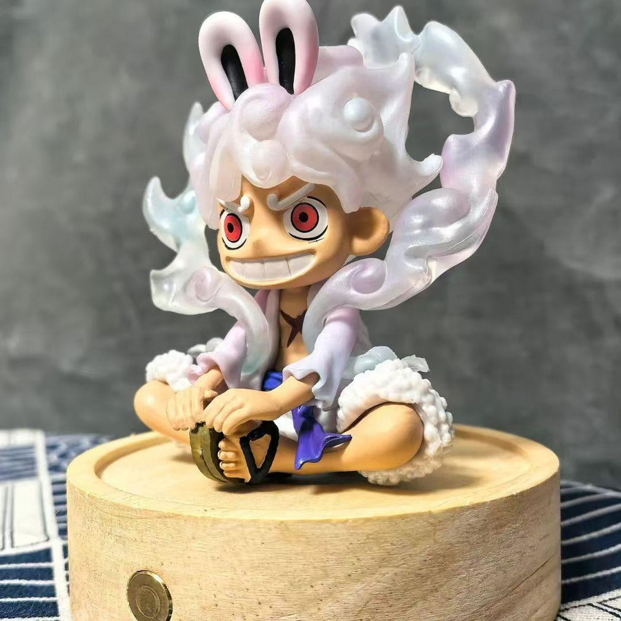 Fashnics One Piece Anime Luffy Actionfigur PVC Statue 9cm - Bild 3