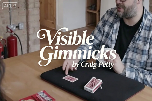 ZQION Sichtbare Zaubertricks von Craig Petty, Kartenmagie und Trickdecks, Einsteiger - Bild 1