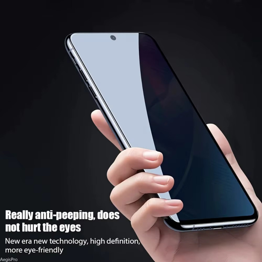 3er-Pack Anti-Spy Panzerglas Schutzfolie für Xiaomi 15 Ultra, 15 Pro, 15S Pro, 14T und 12 Lite, gehärtetes Glas mit 9H Härte und Anti-Fingerabdruck-Beschichtung, transparent - Bild 2