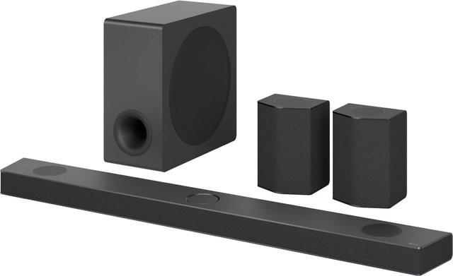 LG DS95QR Soundbar mit Subwoofer und Surround-System in Schwarz oder Silber mit HDMI, Optisch, USB, Wi-Fi und Bluetooth - Bild 1