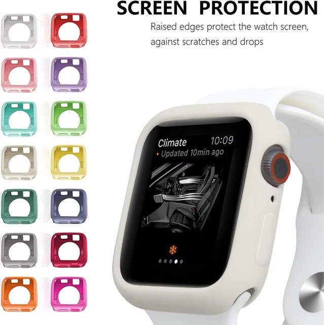 Apple Silikonhülle für Apple Watch, Weiß, Unisex - Bild 1