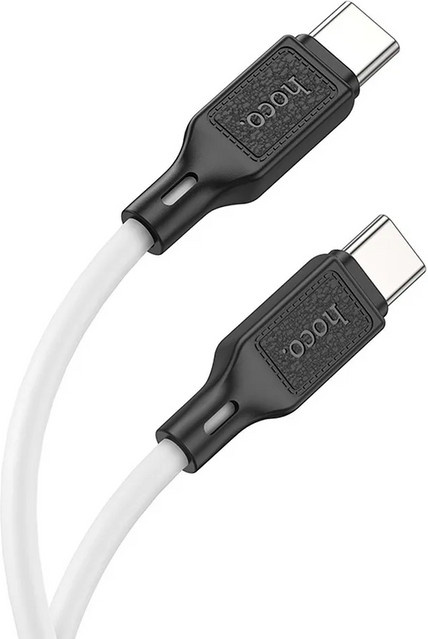 HOCO X90 USB-C auf USB-C Daten- und Ladekabel mit 60W in Weiß, 1m - Bild 1