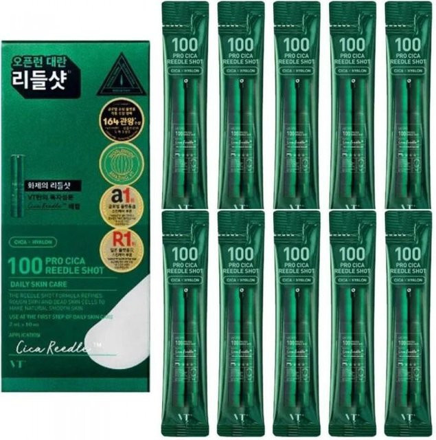 VT Cosmetics 100 Pro Cica Reedle Shot, 20 ml, Unisex - Bild 1
