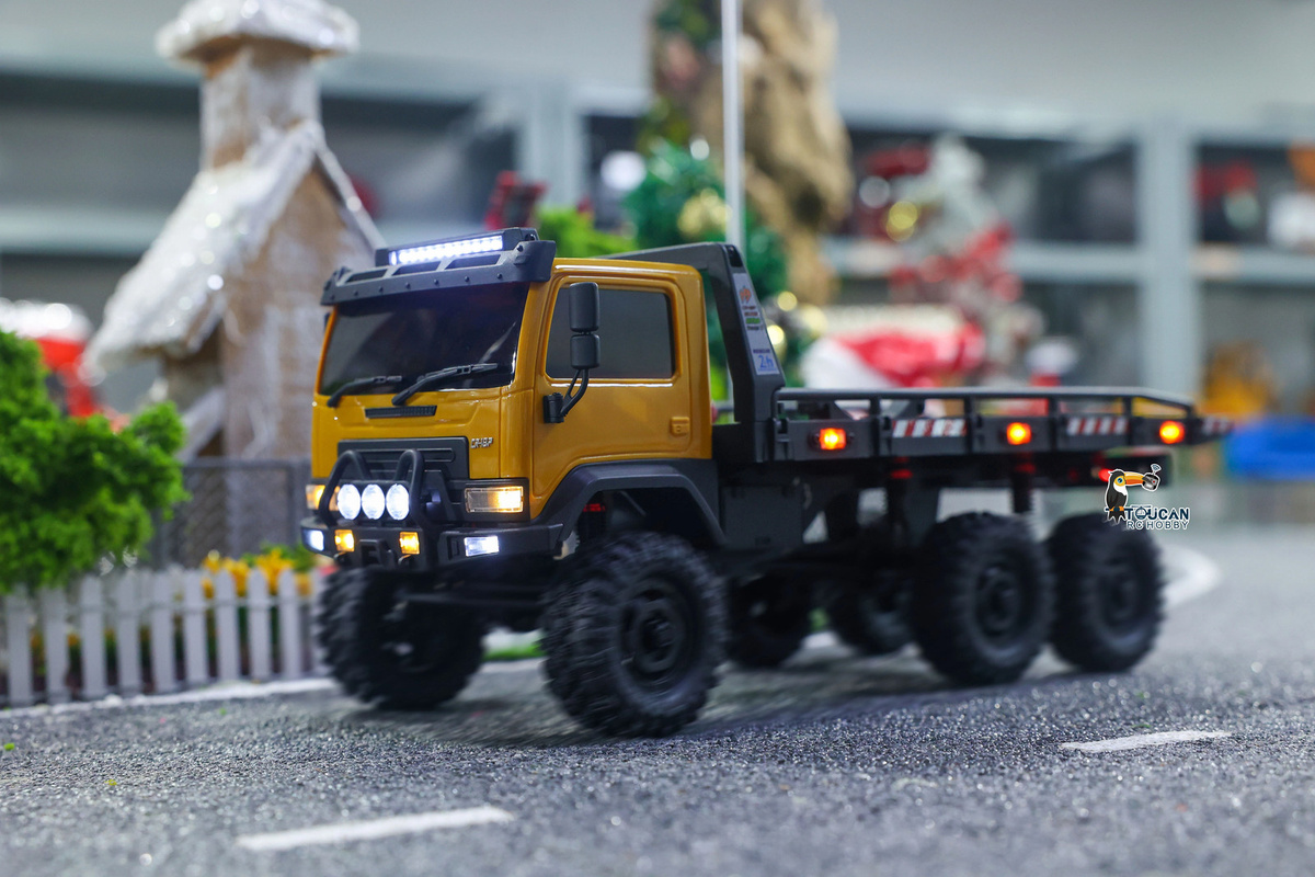 Hobby Plus CR18P RC Crawler 6x6 Flachbett-LKW, 1:18, mit Fahrzeuglicht - Bild 2