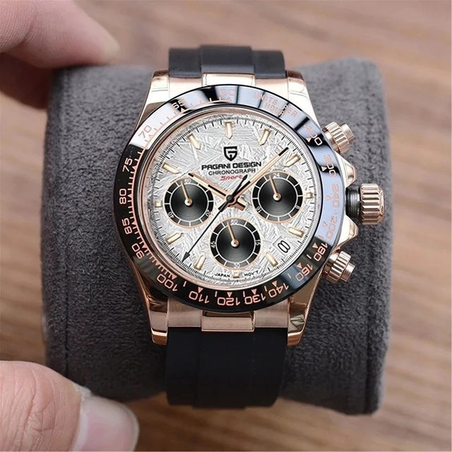 PAGANI DESIGN Chronograph, Quarz, Edelstahl, 40 mm, Herren - Bild 1