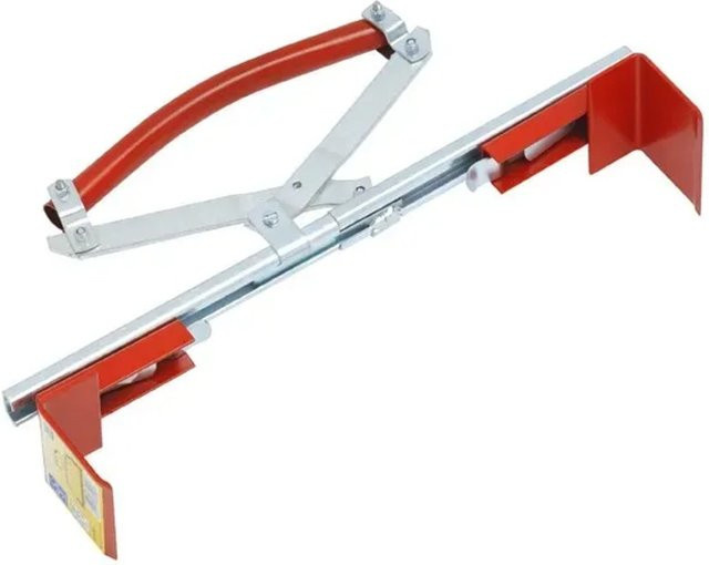 LUX-TOOLS Steintragezange in Rot, Spannweite 300 mm bis 500 mm - Bild 1