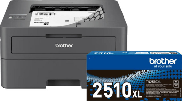 Brother HL-L2445DW Laserdrucker mit einem zusätzlichen schwarzen XL-Toner - Bild 1