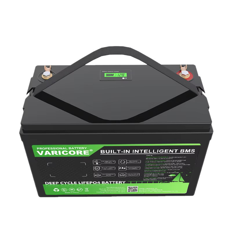 Varicore 12V LiFePo4 Batterie 120Ah mit BMS-Schutz und Klasse-A-Zellen in Schwarz für Wohnmobile und Solaranlagen - Bild 7