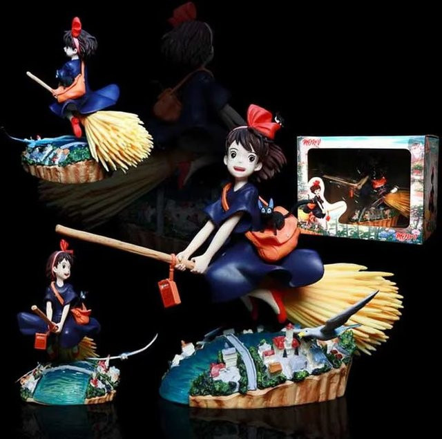 Erciyuan Besen-Kleiner-Hexen Actionfigur, Fantasy, Mädchen, Kunststoff - Bild 1