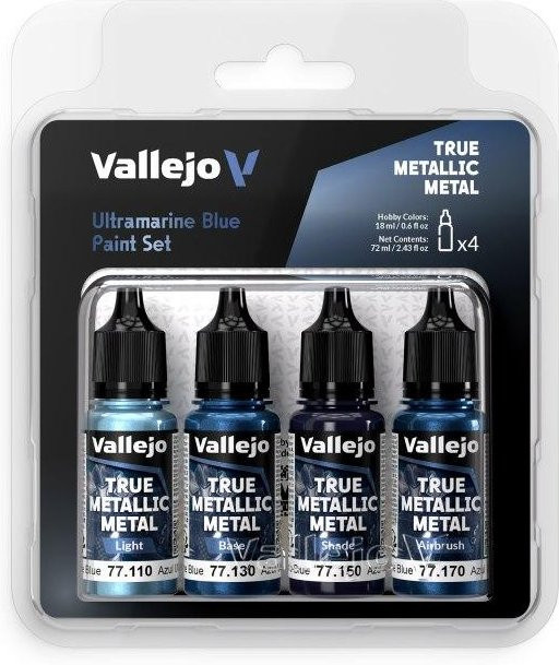 Vallejo Acrylicos TMM Ultramarine Blue, Farb-Set, Nachfüllpack - Bild 1