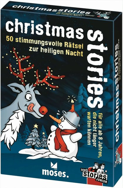 Moses. Verlag Black Stories Junior - Christmas Stories, Partyspiel, ab 8 Jahren - Bild 1