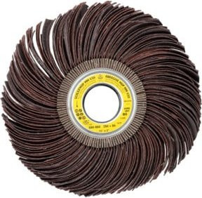 Klingspor Schleifmopräder LS 309 JF MM 650 Korn 120, Durchmesser: 250 mm, Breite: 100 mm, Höhe: 43,1 mm - Bild 1
