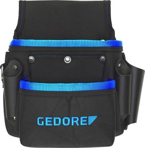 Gedore Werkzeugtasche WT 1056 8 unbestückt aus Leder in Schwarz, B/T/H: 24,0 x 28,0 x 28,0 cm - Bild 1