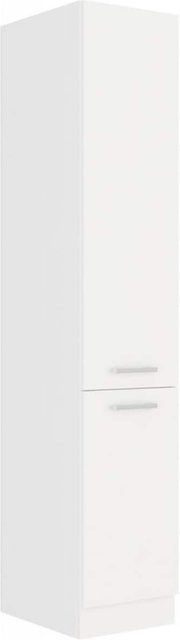 EKO White Hochschrank für die Küchenzeile in Weiss matt, Breite: 40 cm - Bild 1