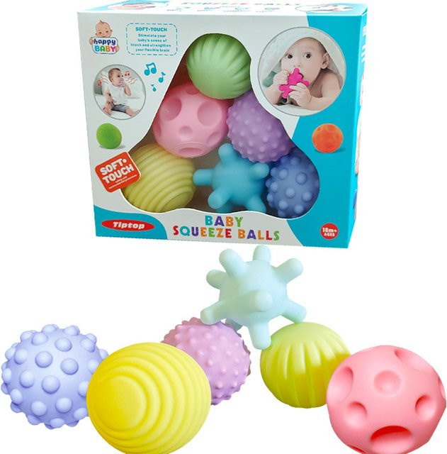 ASWJ Multi-Ball-Set, 6-teiliges Set, Bunt / Mehrfarbig, ab 0 Jahre - Bild 1