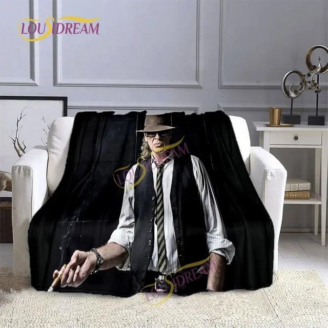 Udo Lindenberg 3D Flanelldecke aus weichem Plüsch, Multicolour, B x H: 75 x 100 cm - Bild 1