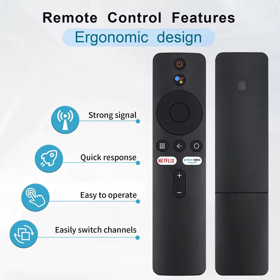 Xiaomi Bluetooth-Sprachfernbedienung XMRM-006 in Schwarz für Mi Box S, TV Stick 4K und Android Smart TV mit Google Assistant - Bild 3