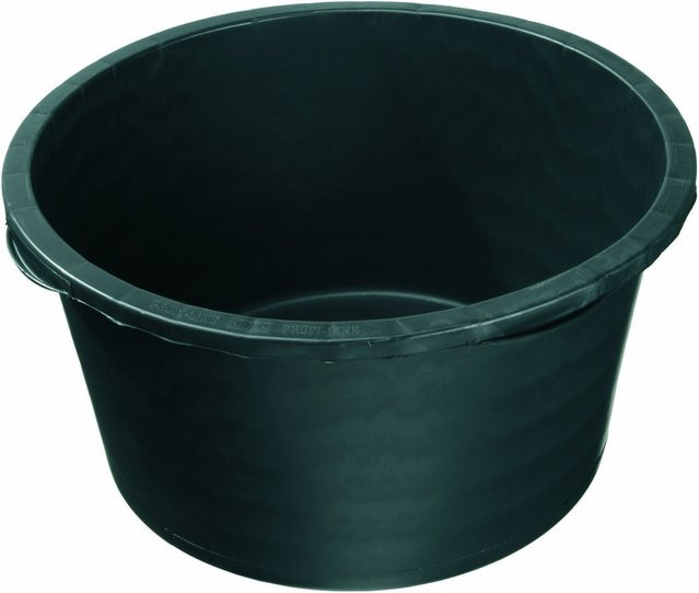 Intergard Brunnenbecken Wasserwanne aus Kunststoff in Schwarz, Durchmesser: 110 cm - Bild 1