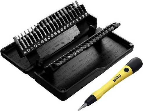 Wiha zai Hause Micro Bit-Set, 42-teilig, Schwarz - Bild 1