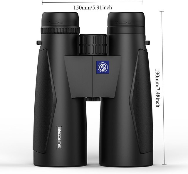 Suncore Fernglas-Kit 10x42 HD mit Telefonadapter in Schwarz - Bild 1