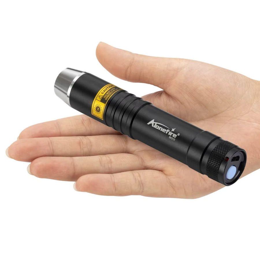 Alonefire 3-in-1 UV-LED-Taschenlampe mit 365 nm Wellenlänge, USB wiederaufladbar, Weiß und Gelb, zur Untersuchung von Schmuck, Jade, Haustierflecken und Erz - Bild 4