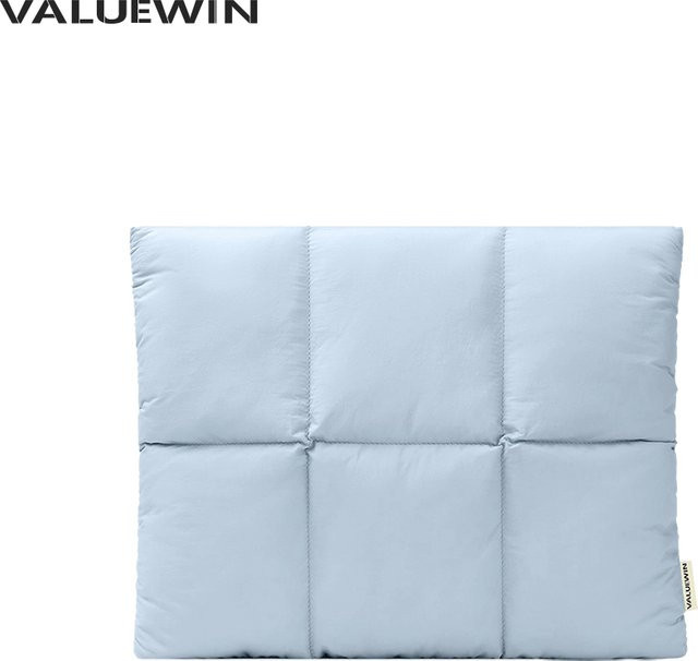 ValueWin Puffy Laptop-Hülle für 13 bis 14 Zoll, gesteppte und gepolsterte Computer-Tasche in Blau, passend für MacBook Air und Pro - Bild 1