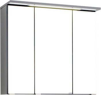 HELD MÖBEL 3D-Spiegelschrank Bologna in Grau, B/H/T: 70 x 66 x 20 cm - Bild 1