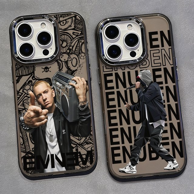 Modische Rapper E-Eminem Handyhülle für Google Pixel 10 9 8 7 8A 9A XL Pro, transparente weiche Silikon TPU Rückseite - Bild 1