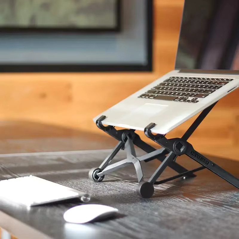 NEXSTAND K2 Laptop-Ständer, faltbar und höhenverstellbar, Notebook-Halterung mit Belüftung, Schwarz - Bild 5