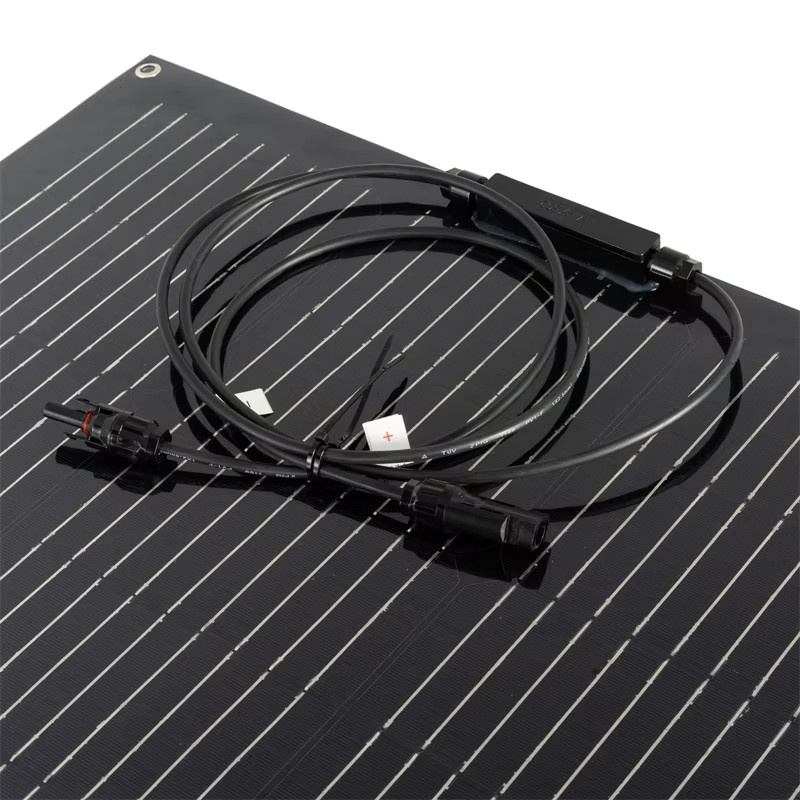 luxuglow Flexibles Solarpanel-Set in Schwarz, 18 V, 300 W bis 600 W Energie-Ladegerät für Camping, Wohnmobil, Yacht und Boot - Bild 4
