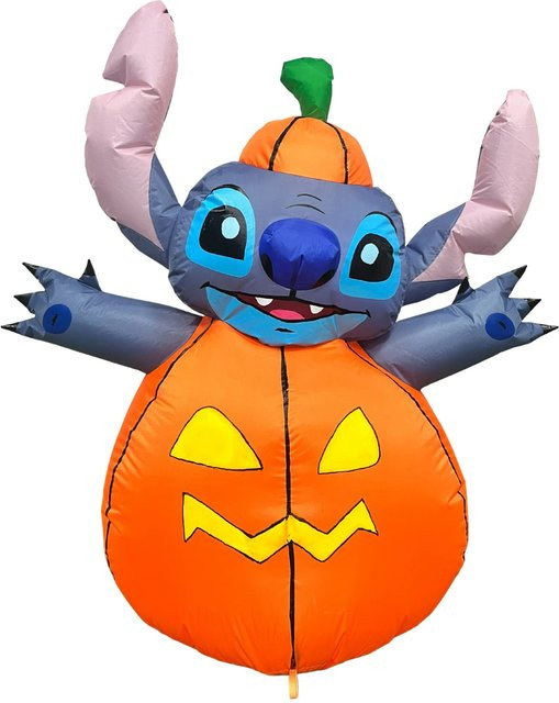 Disney Stitch aufblasbarer Halloween Deko-Aufsteller, mehrfarbig, Höhe: 106 cm - Bild 1