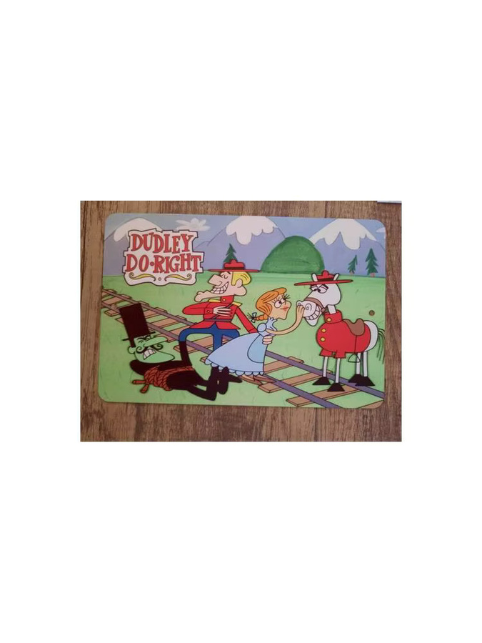 Hanna Barbera Dudley Do Right Classic Cartoon Metall-Wandschild, Breite: 20,0 cm, Höhe: 14,0 cm, Tiefe: 14,0 cm - Bild 2