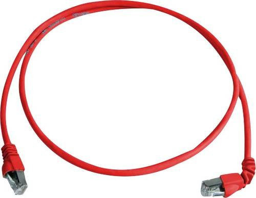 Telegärtner RJ45 Patchkabel CAT 6a S/FTP Ethernet LAN Rot, Länge: 1,00 m - Bild 1