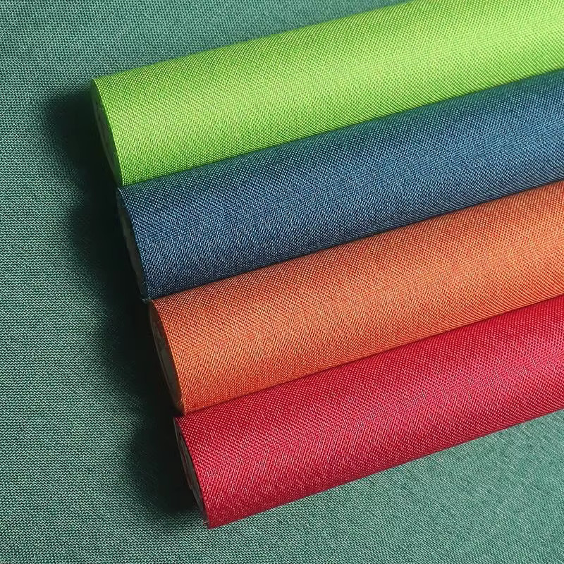 Lila Leinenstoff für Buchbindung und Bastelarbeiten mit Papierrückseite, B: 30 cm, L: 300 cm - Bild 5