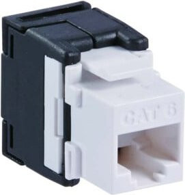 Striebel&John RJ 45 Buchse aus Kunststoff in Weiß ZE311 - Bild 1