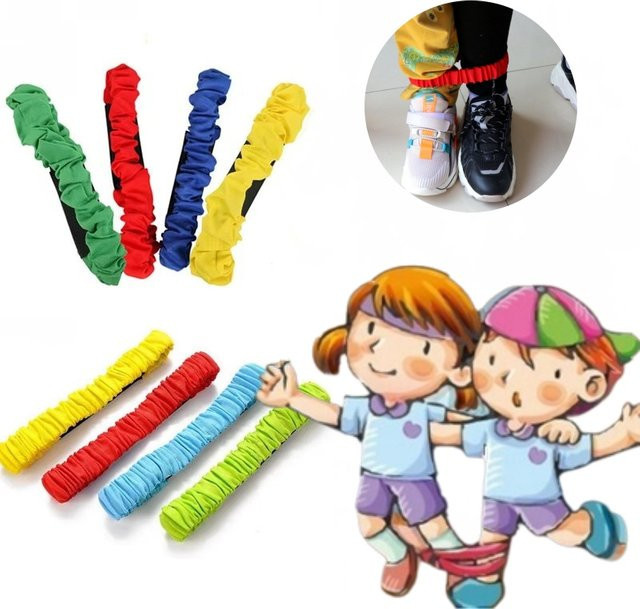 Meade Zweibeiniges dreibeiniges Seil mit gebundenem Fuß, Laufspiel, Outdoor-Spielzeug - Bild 1