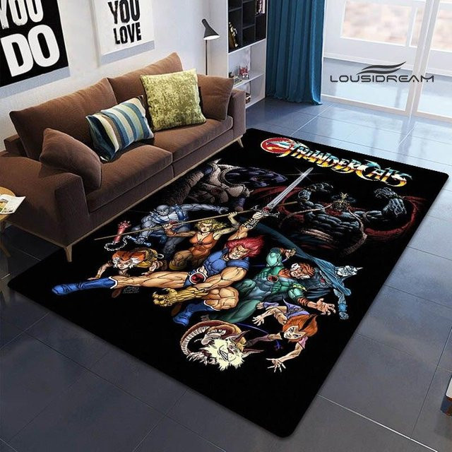 Anime Universe Master HE-MAN bedruckter Teppich für Kinder und Wohnzimmer, Mehrfarbig, B/T: 100 x 120 cm - Bild 1