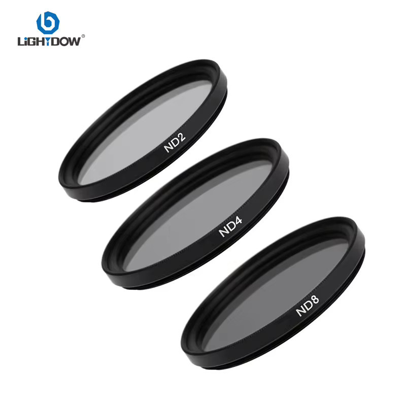 Lightdow ND2 ND4 ND8 3-in-1 Neutraldichtefilter-Set in Schwarz für Nikon Sony Pentax Canon Kameras - Bild 1
