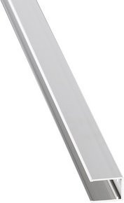 GUTTA Verlegeprofil aus Aluminium in Silber, B/H/L: 2,0 x 1,6 x 200,0 cm - Bild 1