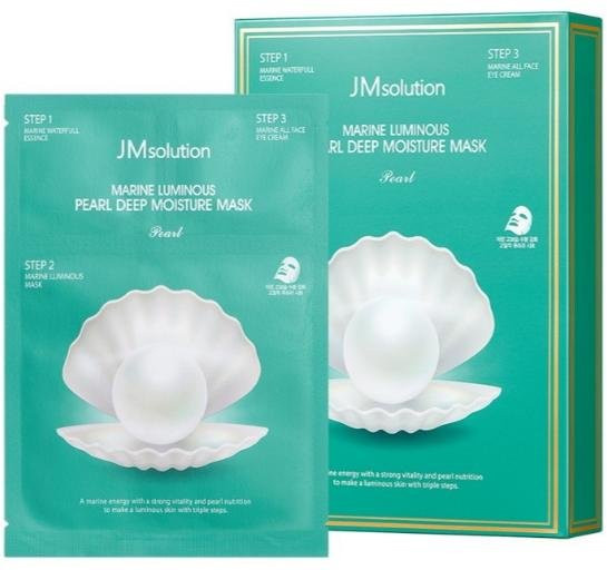 JMsolution Marine Luminous Pearl Gesichtsmaske, 30 ml, Perlenextrakt - Bild 1
