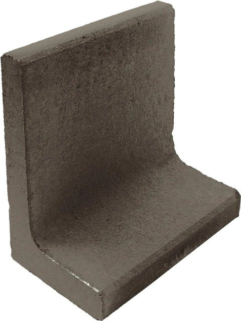 Diephaus L-Stein unbewehrt aus Beton in Anthrazit B: 40 cm, T: 50 cm, H: 30 cm, Breite: 7 cm - Bild 1