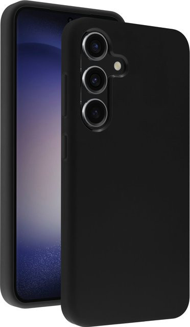 Vivanco Silikon Schutzhülle für Galaxy S24 in Schwarz - Bild 1